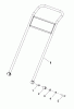 Murray EX135WT-C (866052) - Briggs & Stratton Compactor Ersatzteile Handle Group (80003983)