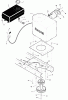 Murray 405000x31A - Scotts 40" Lawn Tractor (2003) (Home Depot) Ersatzteile Engine Mount