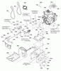 Murray 1028E (LP25938) (1695808) - John Deere 28" Dual Stage Snow Thrower (2010) Ersatzteile Engine & Frame Group (2988938)
