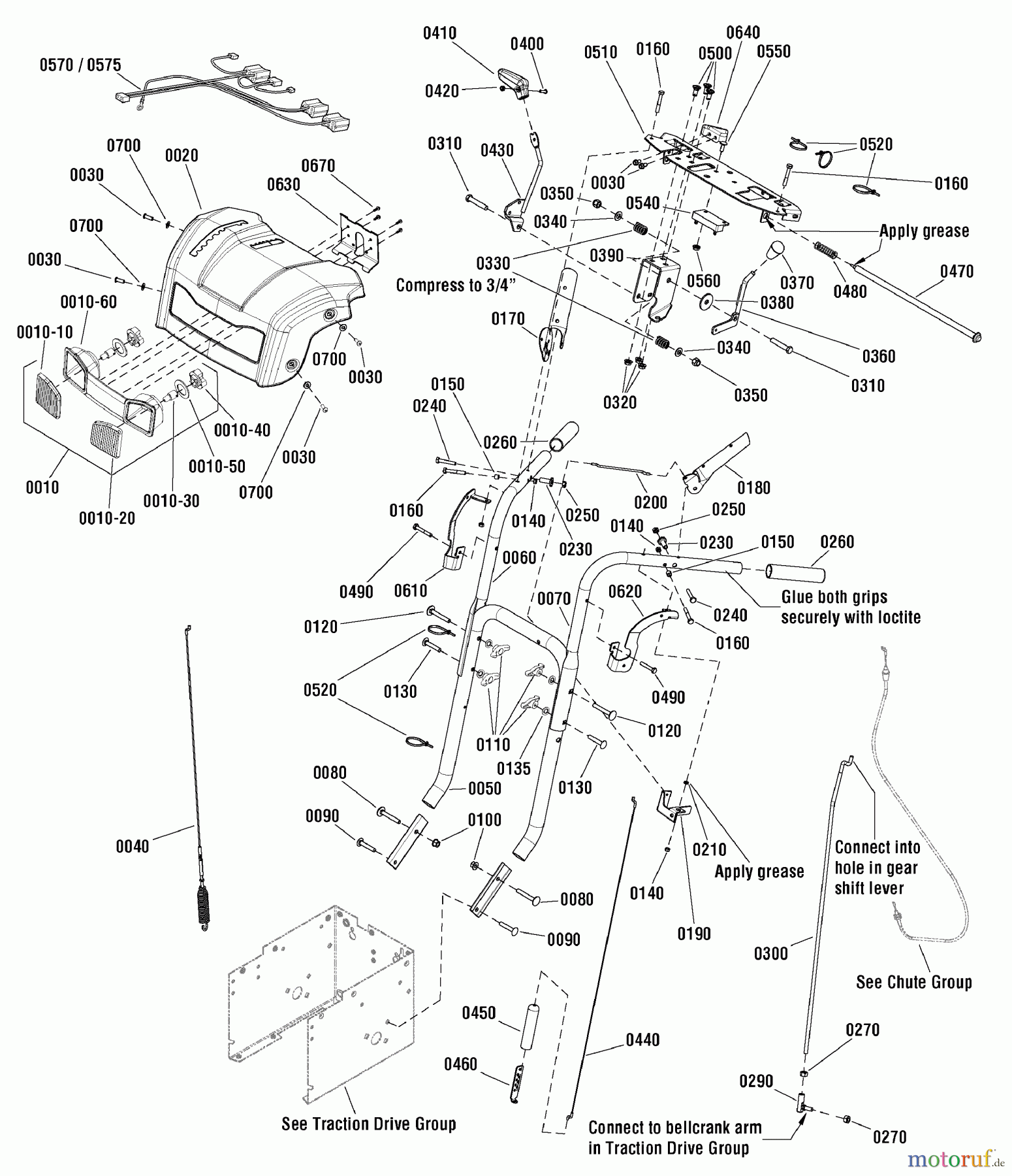 Murray Schneefräsen 1028E (LP25938) (1695808) - John Deere 28