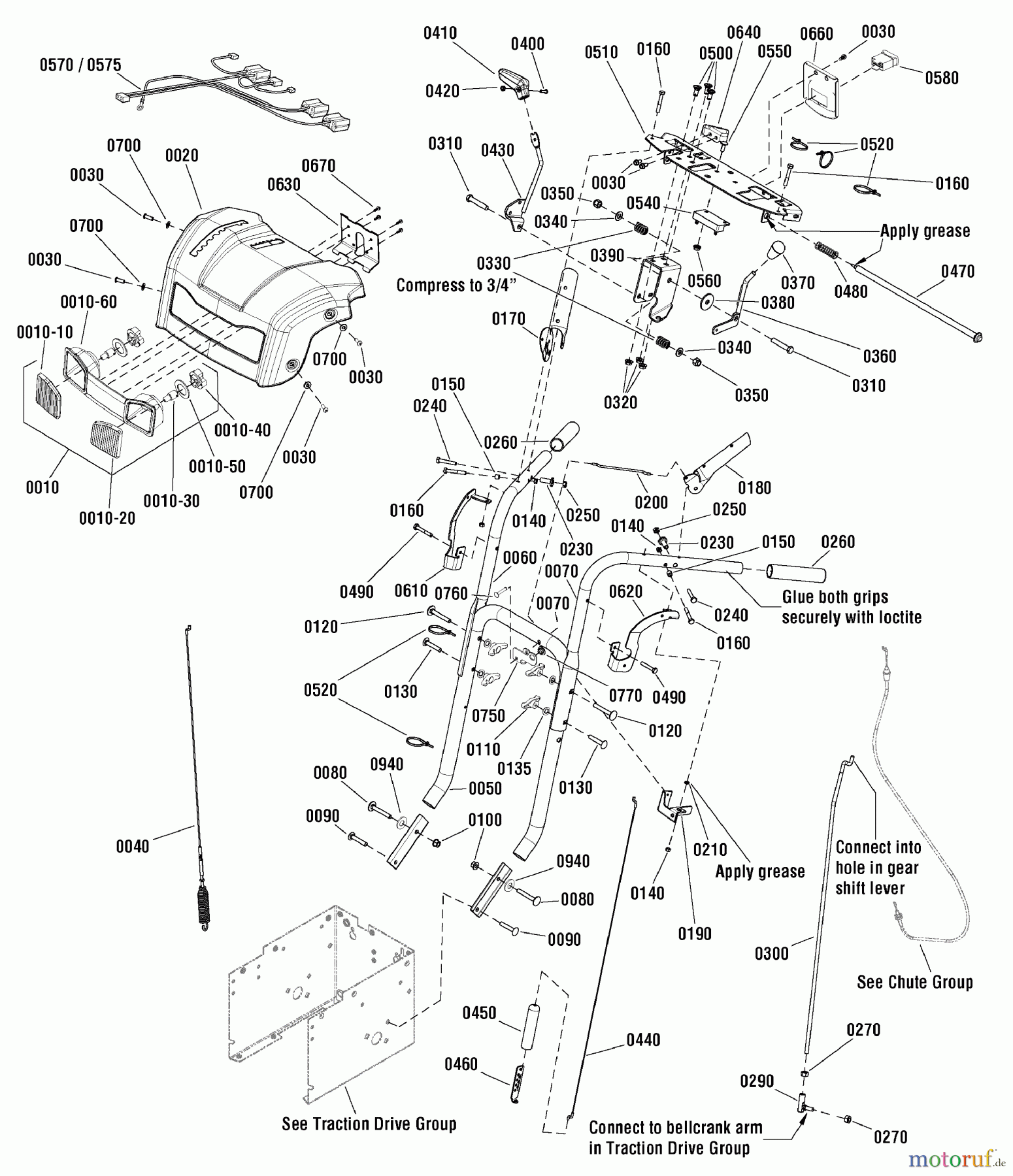 Murray Schneefräsen 1028E (LP37057) (1696043) - John Deere 28