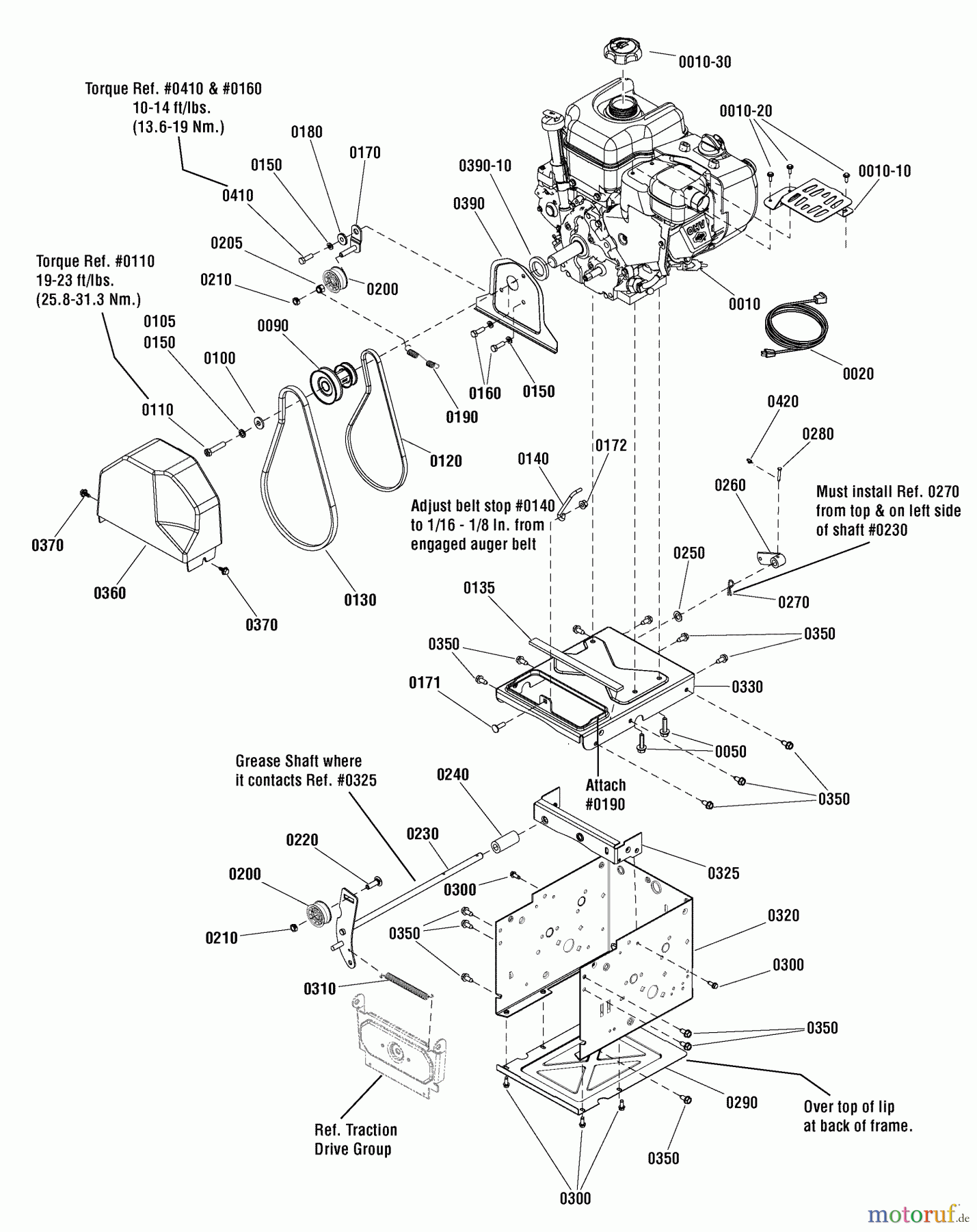 Murray Schneefräsen 536.886180 (1696146) - Craftsman 27