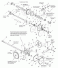 Murray 1332PE (LP1695450) - John Deere 32" Professional Snow Thrower (2008) Ersatzteile Traction Drive Group (2988003)