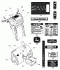 Murray 1332PE (LP18979) (1695624) - John Deere 32" Professional Snow Thrower (2009) Ersatzteile Decal Group (2988627)