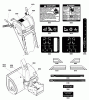 Murray 1528HD (1696157-00) - Briggs & Stratton 28" Dual Stage Snowthrower, 14.5HP (2012) Ersatzteile Decals Group (2990556_2990563)