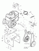 Murray 1695459 (900/26) - Ultra 26" Dual Stage Snow Thrower (2007) Ersatzteile Engine