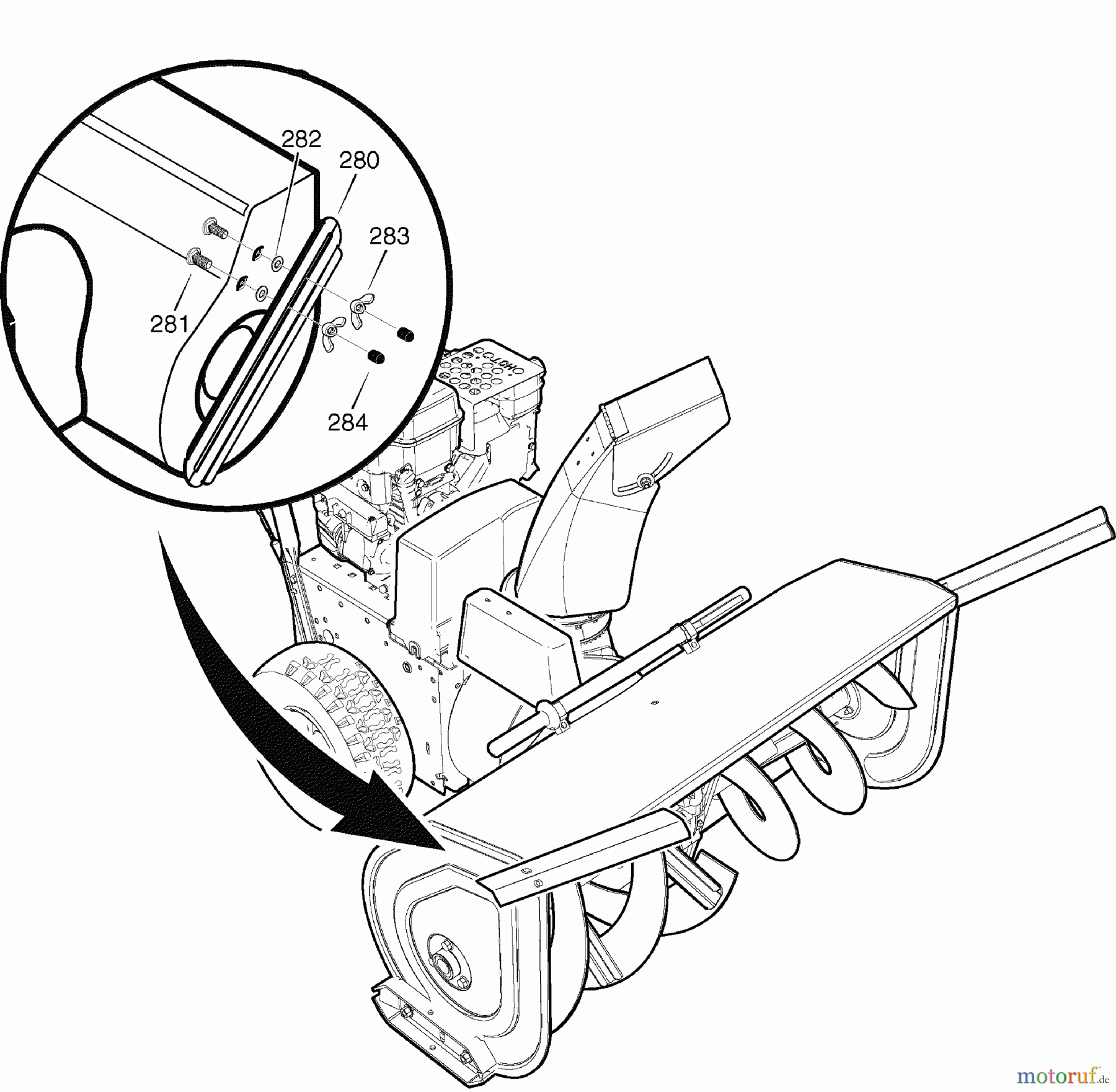 Murray Schneefräsen C950-52850-0 (1695560) - Craftsman 27