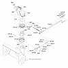 Murray 1695775 (800/24) - 24" Dual Stage Snow Thrower (2009) Ersatzteile Chute and Rotation Group (2988400)