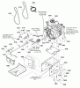 Murray 1695721 - 33" Dual Stage Snow Thrower (2009) Ersatzteile Engine and Frame Group (2988350)
