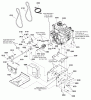 Murray 1695733 - Brute 33" Dual Stage Snow Thrower (2009) Ersatzteile Engine and Frame Group (2988403)