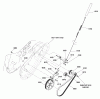 Murray 1696306-00 (938022) - Briggs & Stratton Sno-Tek 22" Single Stage Snowthrower, 8HP (2012) Ersatzteile Auger Drive Group (2988894)