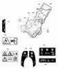Murray 1695904 (SS22E) - B&S 22" Single Stage Snow Thrower (2010) Ersatzteile Decals Group (2989272)