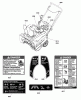 Murray 1696078 - Canadiana 22" Single Stage Snowthrower (2011) Ersatzteile Decals Group (2989998)
