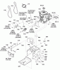 Murray 1696079 - Canadiana 24" Dual Stage Snowthrower (2011) Ersatzteile Engine Group (2990033)