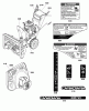 Murray 1696080 - Canadiana 24" Dual Stage Snowthrower (2011) Ersatzteile Decals Group (2990045)