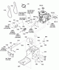 Murray 824EX (1696123) - 24" Dual Stage Snowthrower (2011) Ersatzteile Engine Group (2990040)