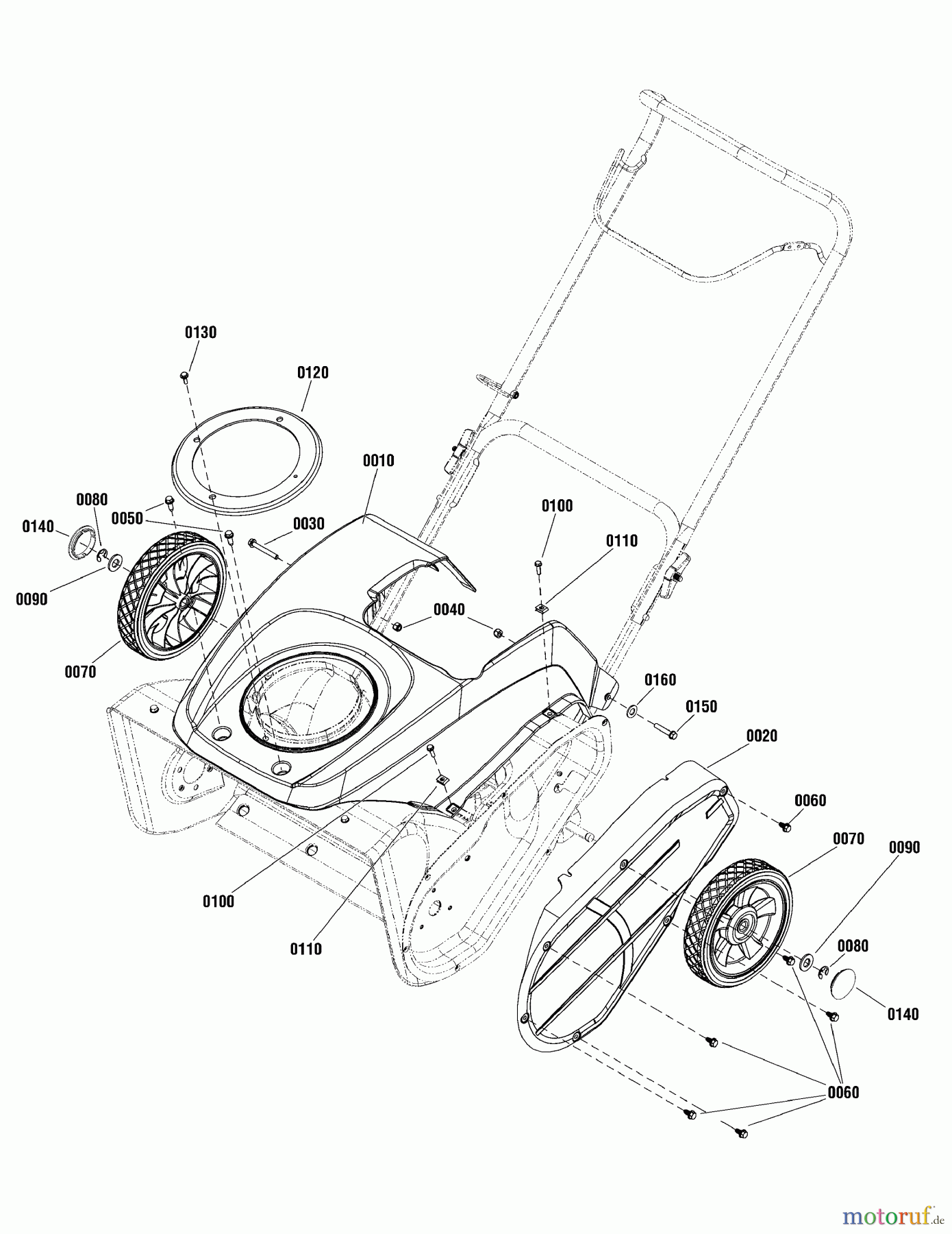 Murray Schneefräsen 1696314-00 (SS22E) - Briggs & Stratton 22