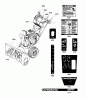 Murray 1696376-00 - Canadiana 27" Dual Stage Snowthrower, 14.5HP (2012) Ersatzteile Decals Group (2991007)