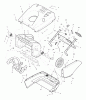 Murray 5021E (6210540x37NB) - Husqvarna 21" Single Stage Snow Thrower (2008) Ersatzteile Auger & Control Assembly