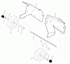 Murray 521SSE (621502x37NA) - Husqvarna 21" Single Stage Snow Thrower (2006) Ersatzteile Wheel Group (1740273)