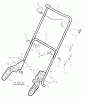 Murray 522E (LP1695445) - John Deere 22" Single Stage Snow Thrower (2008-2011) Ersatzteile Handle Assembly