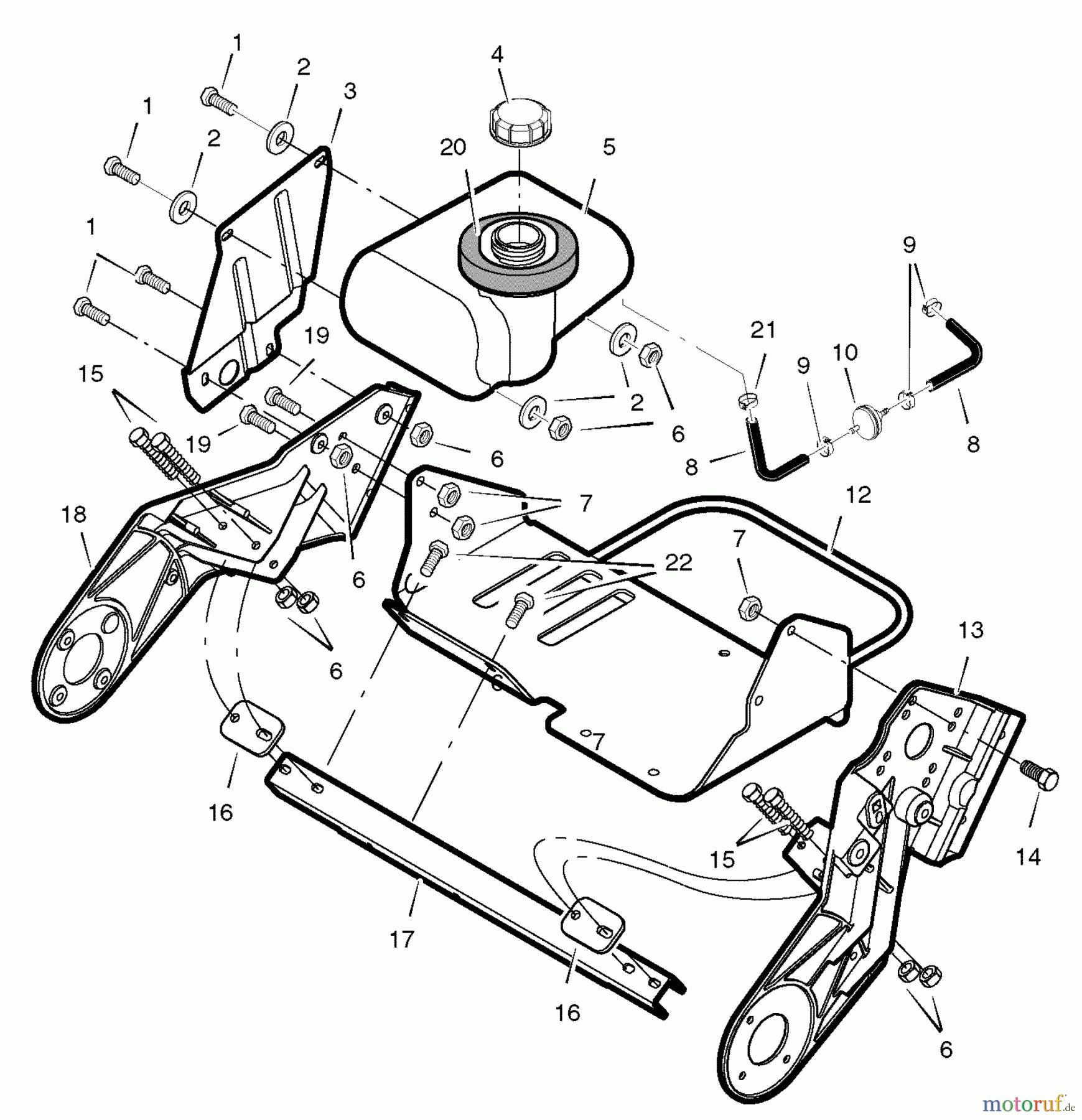 Murray Schneefräsen 536.881500 - Craftsman 22