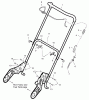 Murray 536.881500 - Craftsman 22" Dual Stage Snow Thrower (2004) (Sears) Ersatzteile Handle Assembly