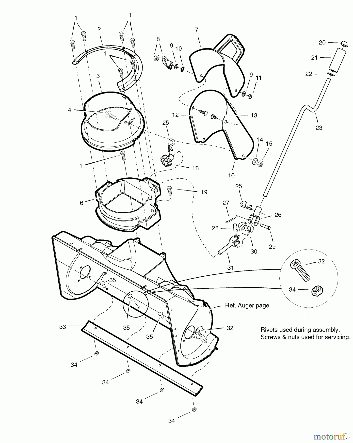 Murray Schneefräsen 536.881510 (88150100NA) - Craftsman 22