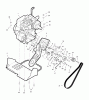 Murray 536.881510 (88150100NA) - Craftsman 22" Single Stage Snow Thrower (2007) (Sears) Ersatzteile Engine Drive Assembly