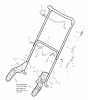 Murray 536.881501 (88150100NB) - Craftsman 22" Single Stage Snow Thrower (2006) (Sears) Ersatzteile Handle Assembly