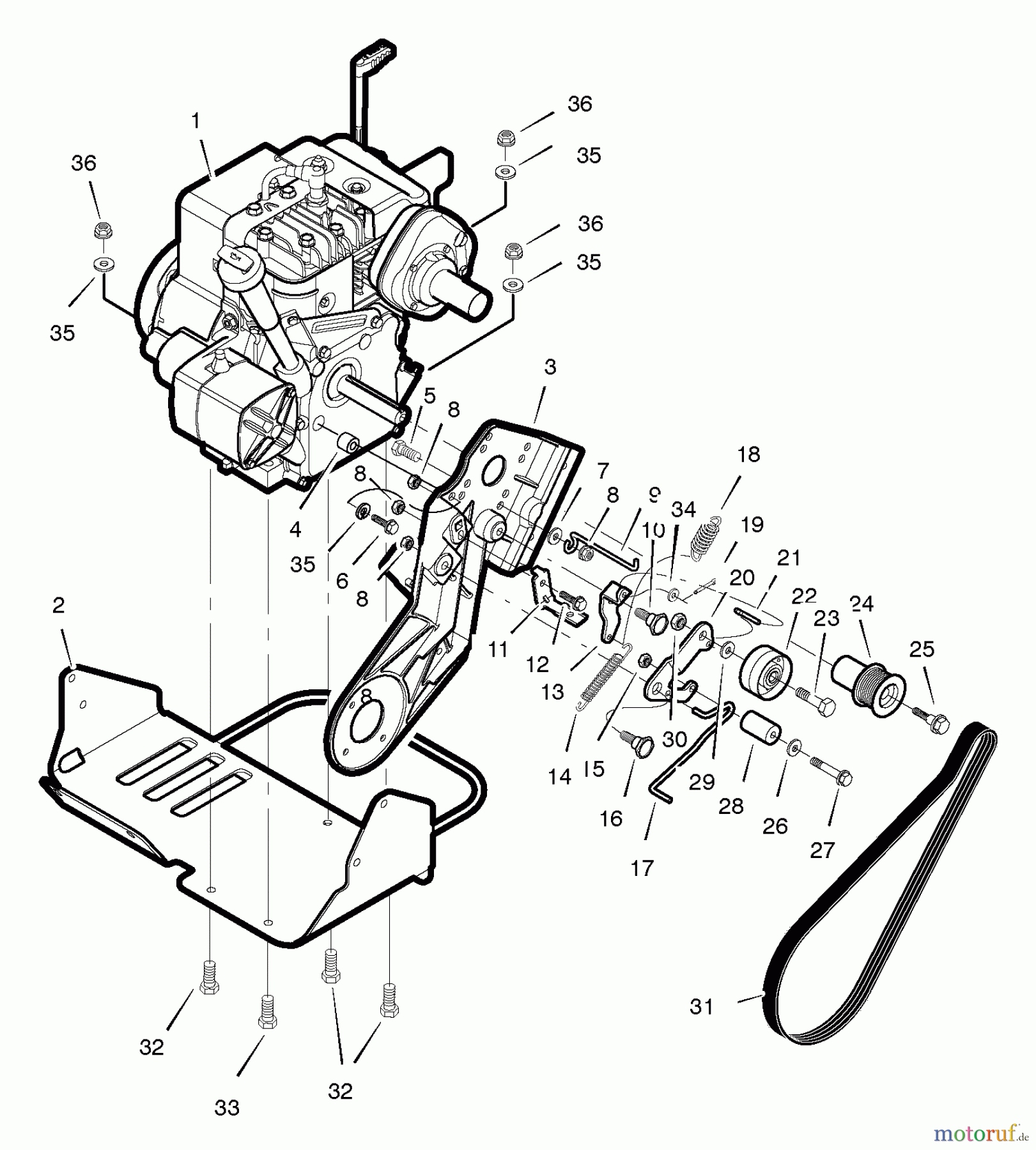 Murray Schneefräsen 536.881501 - Craftsman 22