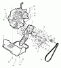 Murray 536.881501 - Craftsman 22" Single Stage Snow Thrower (2005) (Sears) Ersatzteile Engine Drive Assembly