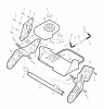 Murray 536.881510 (88150100NA) - Craftsman 22" Single Stage Snow Thrower (2007) (Sears) Ersatzteile Frame And Fuel Tank