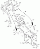 Murray 536.881750 - Craftsman 24" Dual Stage Snow Thrower (2004) (Sears) Ersatzteile Handle