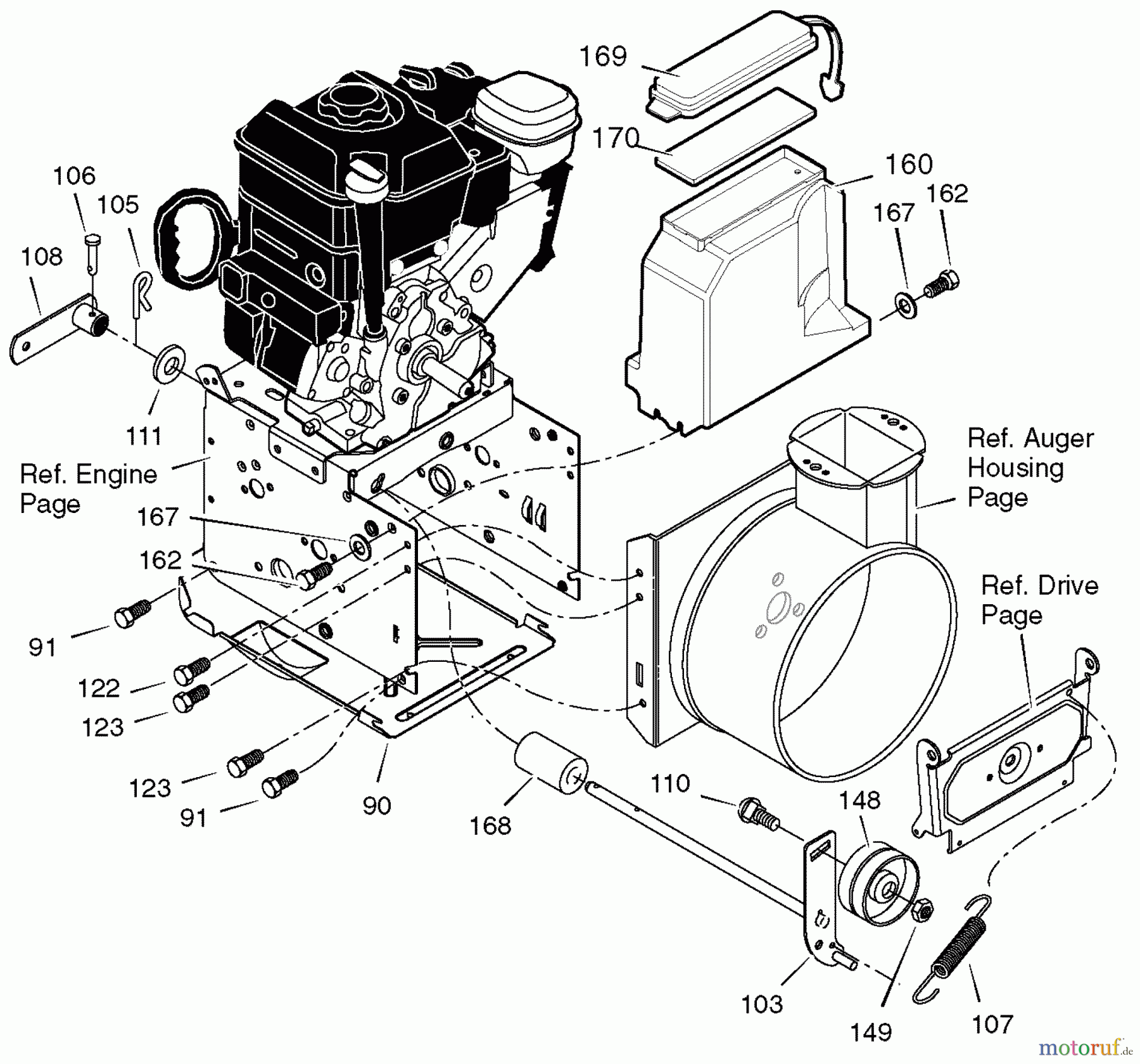  Murray Schneefräsen 536.881800 - Craftsman 27