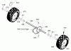 Murray 536.881950 - Craftsman 29" Dual Stage Snow Thrower (2005) (Sears) Ersatzteile Wheels