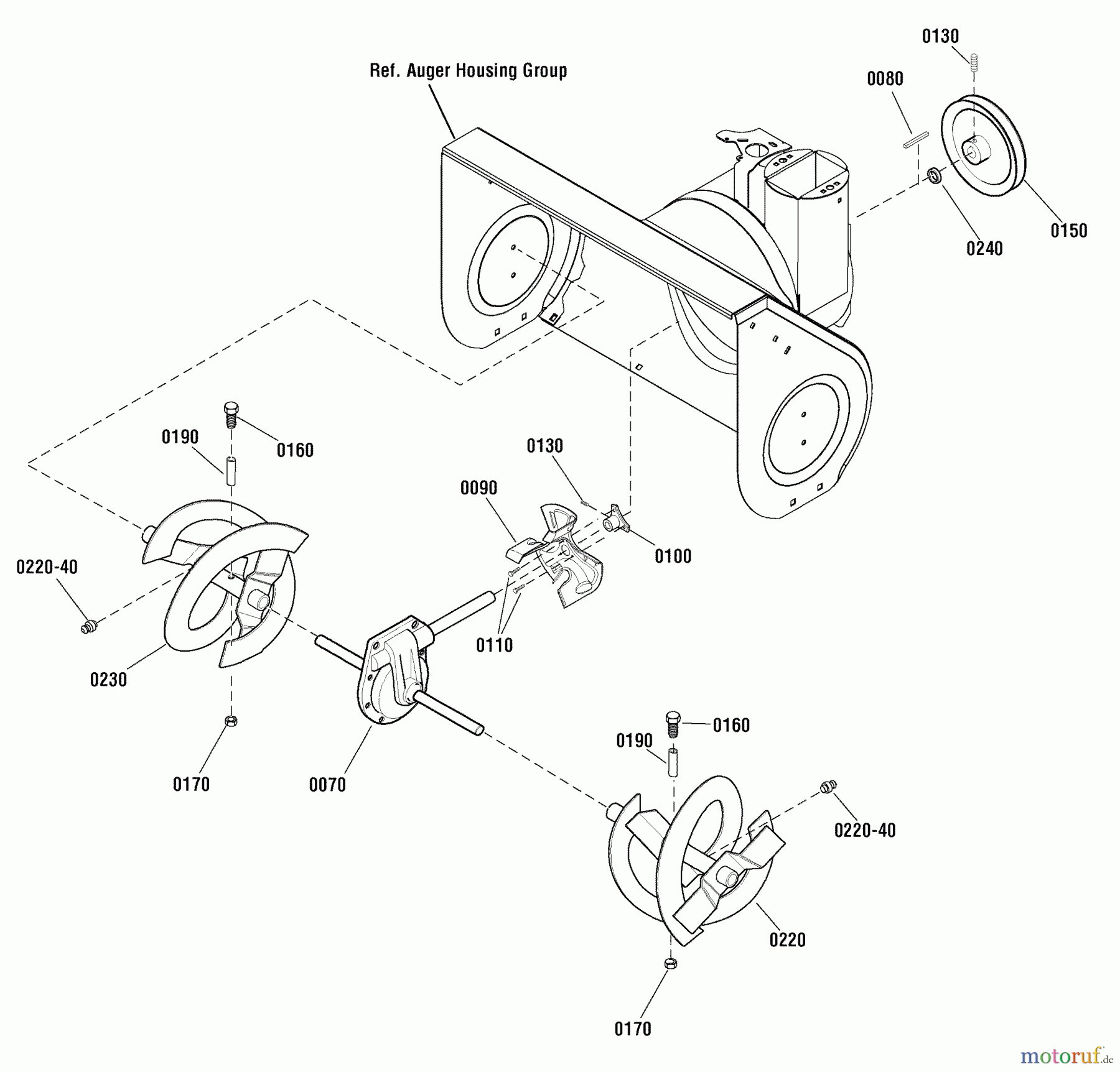 Murray Schneefräsen 536.886180 (1696146) - Craftsman 27