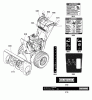 Murray 536.886180 (1696146) - Craftsman 27" Dual Stage Snow Thrower (2011) Ersatzteile Decals (2990341)