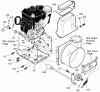 Murray 536.888110 - Craftsman 30" Dual Stage Snow Thrower (2004) (Sears) Ersatzteile Frame