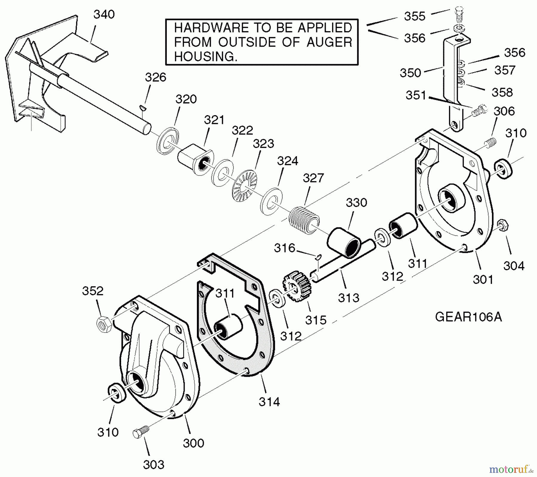 Murray Schneefräsen 536.889252 - Craftsman 33