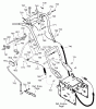 Murray 536.889253 - Craftsman 33" Dual Stage Snow Thrower (2004) (Sears) Ersatzteile Handle Assembly