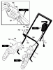 Murray 620000x31A - Scotts 20" Single Stage Snow Thrower (2000) (Home Depot) Ersatzteile Handle Assembly