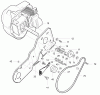 Murray 620301x4C - 20" Single Stage Snow Thrower (2000) Ersatzteile Engine Assembly