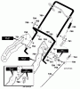 Murray 620301x4C - 20" Single Stage Snow Thrower (2000) Ersatzteile Handle Assembly
