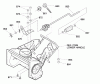 Murray 620301x4D - 20" Single Stage Snow Thrower (2001) Ersatzteile Chute Rod Assembly