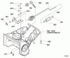 Murray 620301x4NB - 20" Single Stage Snow Thrower (2003) Ersatzteile Chute Rod Assembly