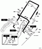 Murray 620301x4NB - 20" Single Stage Snow Thrower (2003) Ersatzteile Handle Assembly