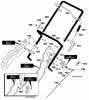 Murray 620301x79D - B&S/ 20" Single Stage Snow Thrower (2000) (Spirit) Ersatzteile Handle Assembly