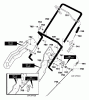 Murray 620301x79E - B&S/ 20" Single Stage Snow Thrower (2001) (Spirit) Ersatzteile Handle Assembly