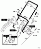 Murray 620351x4NA - 20" Single Stage Snow Thrower (2003) Ersatzteile Handle Assembly